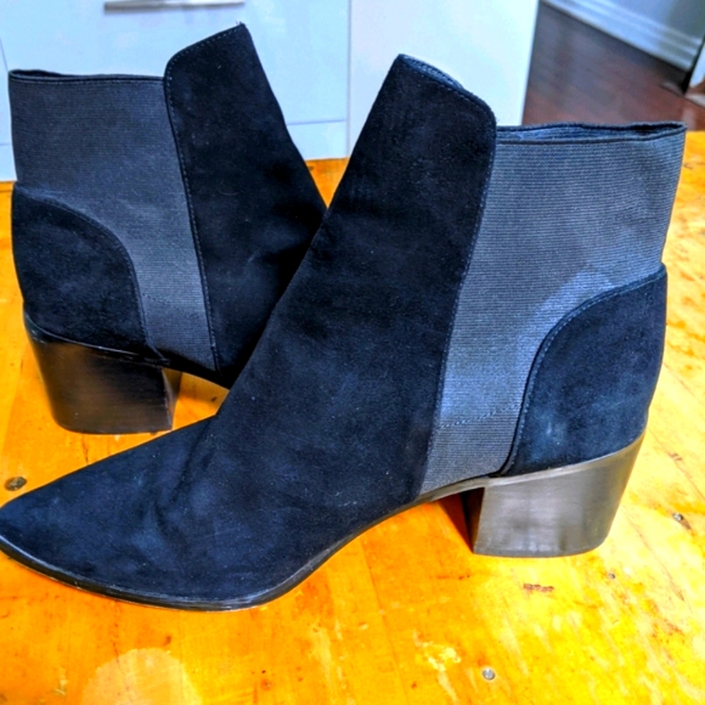Black Suede Ankle Boots